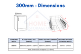 Pull Out Wire Baskets | 300mm