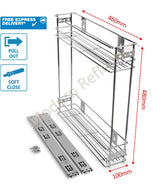 SIDE PULL OUT WIRE BASKETS | 150mm | 200mm - Modern Reflection