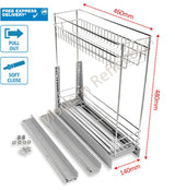 FRONT PULL OUT CARGO DRAWER | 150mm | 200mm | 300mm | 400mm - Modern Reflection