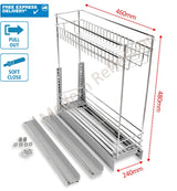 FRONT PULL OUT CARGO DRAWER | 150mm | 200mm | 300mm | 400mm - Modern Reflection