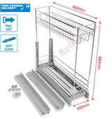 FRONT PULL OUT CARGO DRAWER | 150mm | 200mm | 300mm | 400mm - Modern Reflection