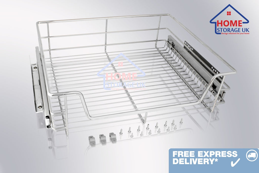 Pull Out Wire Baskets 600mm Home Storage UK