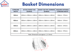 Pull Out Wire Baskets | 600mm